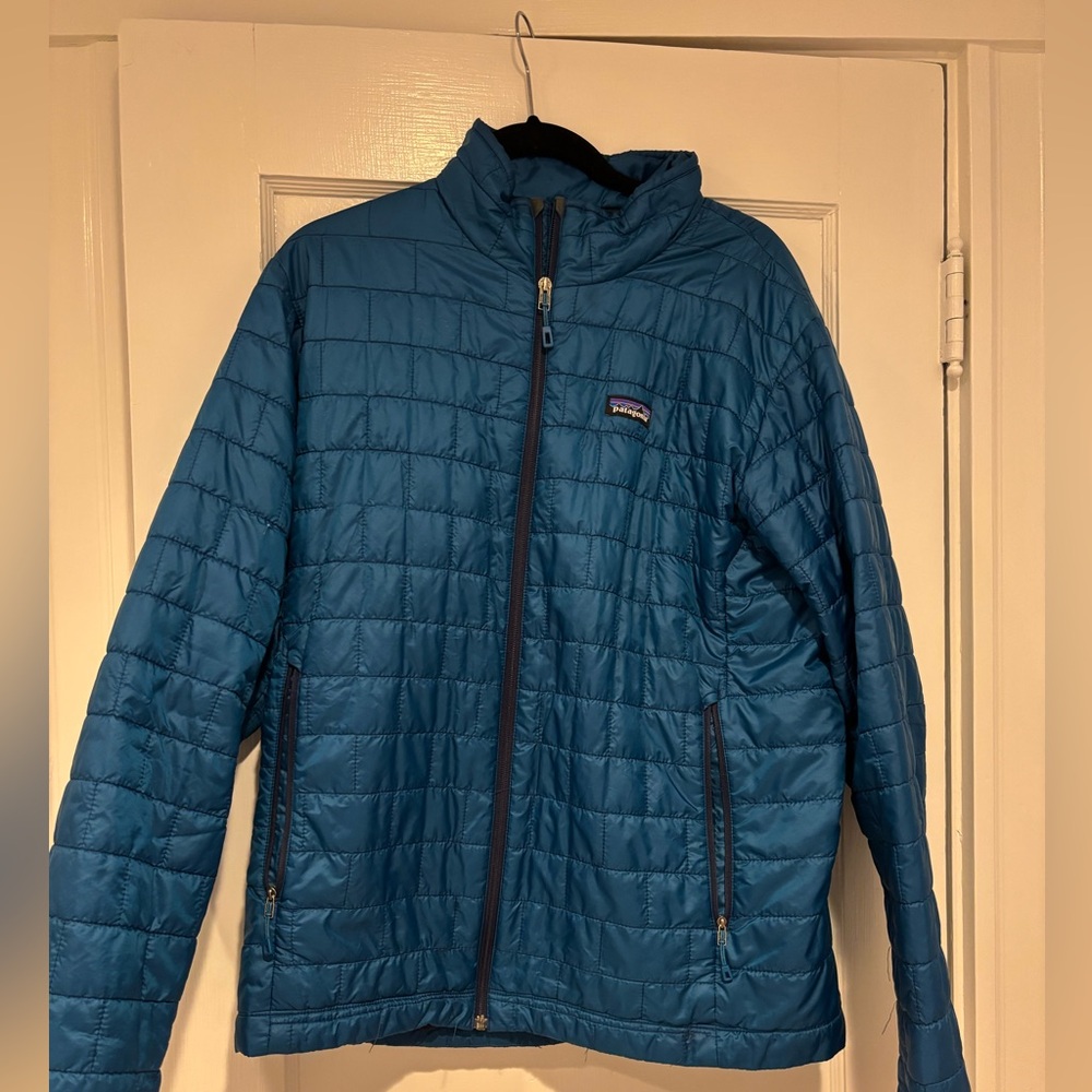 Men’s Patagonia Nano Puff Big Sur Blue Mens L